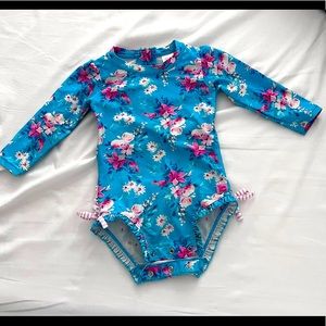 Ruffle Butts Long Sleeve Bathing Suit